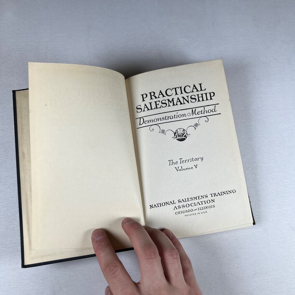 PRACTICAL SALESMANSHIP Demonstration Method Vol.5 TRAINING ASSOCIATION 1927 book - Picture 7 of 12